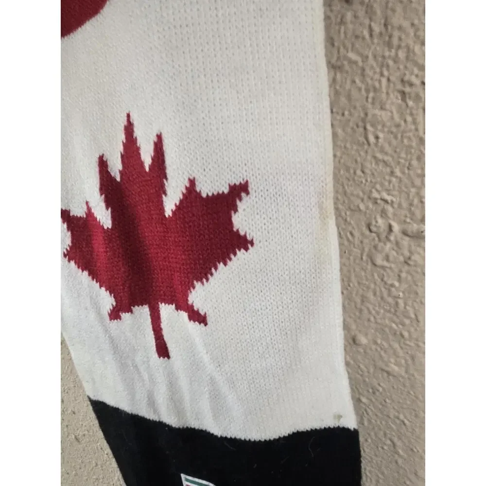 Canada Olympic Knitted Scarf Unisex Adult Hudsons Bay Official Outfitter